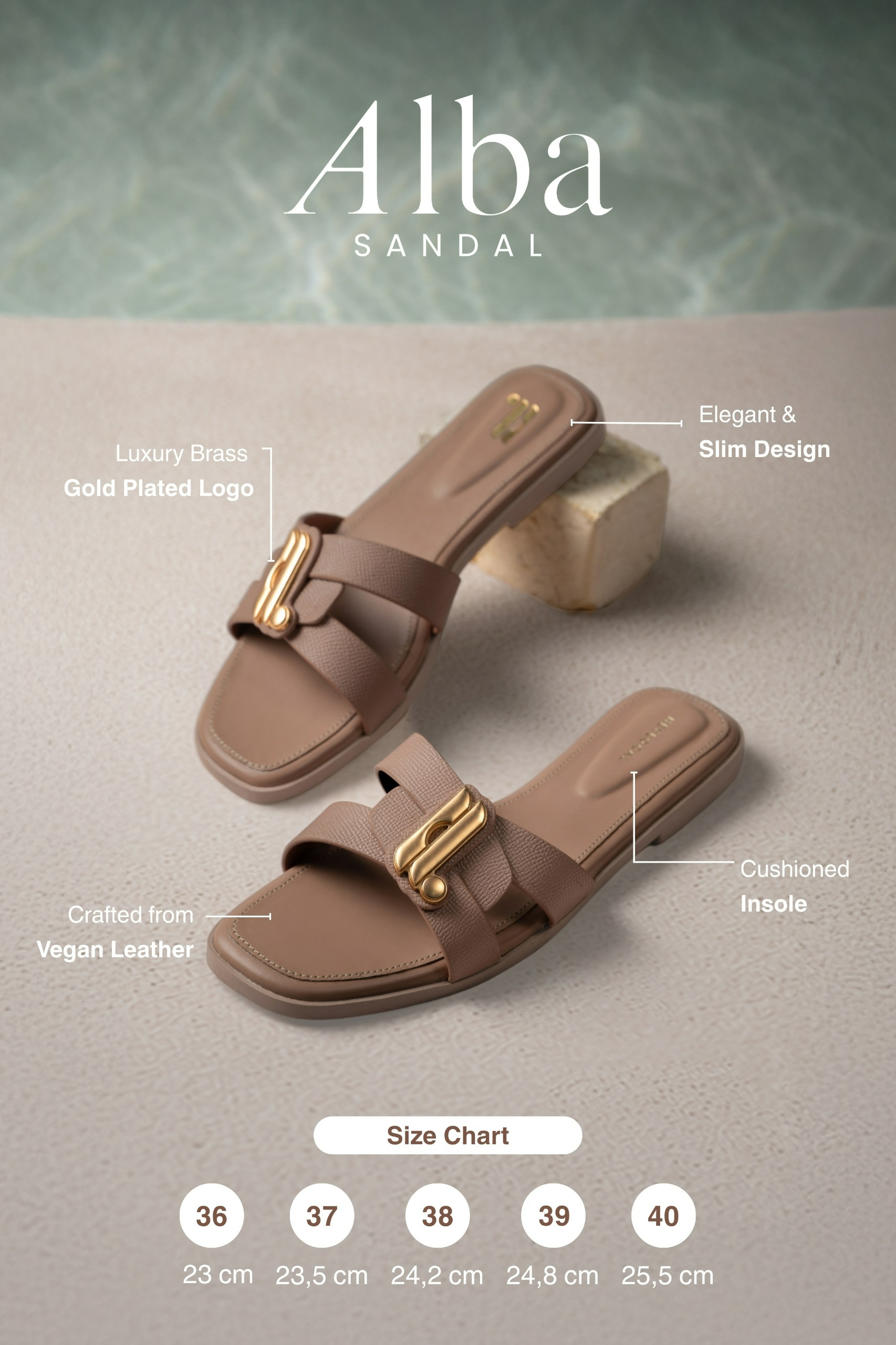 ALBA SANDAL BLUSH