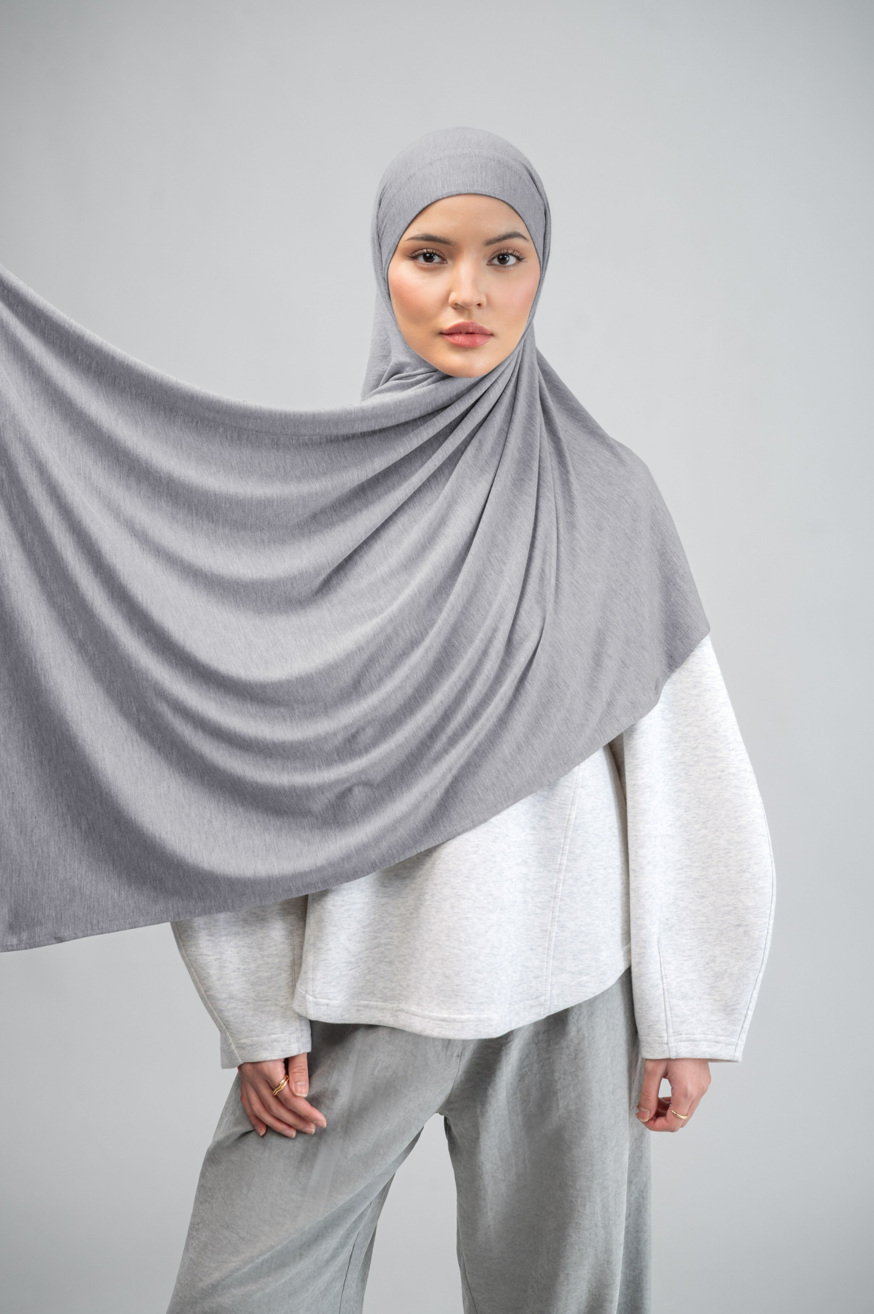 HALA LONG PASHMINA MISTY GREY