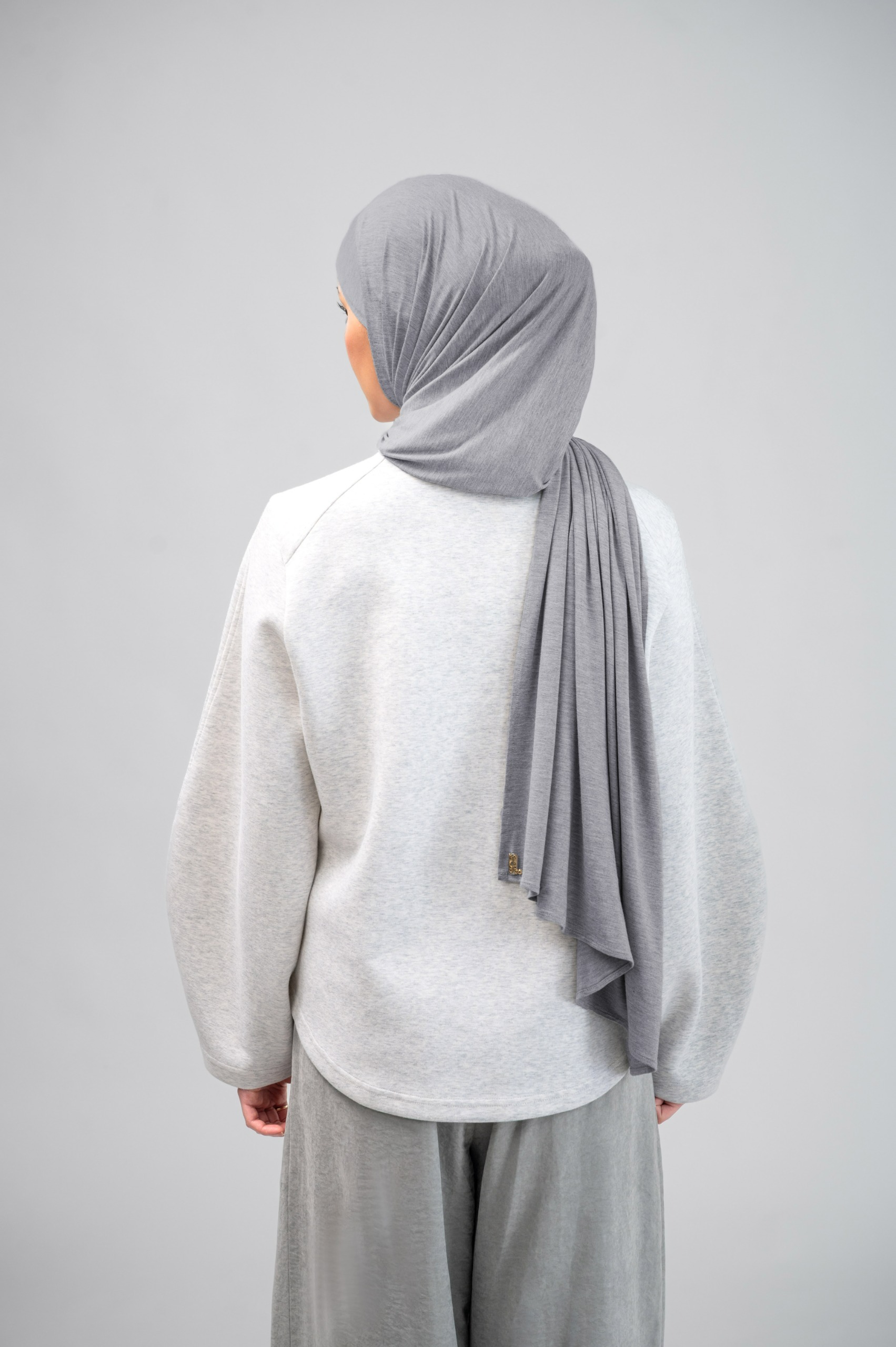 HALA LONG PASHMINA MISTY GREY