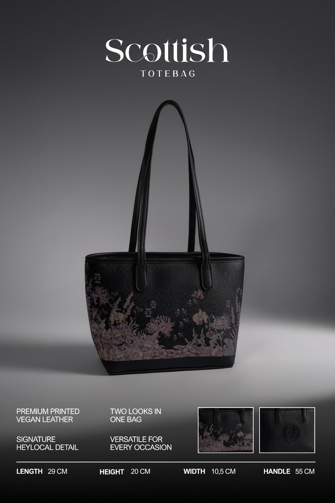SCOTTISH TOTEBAG PALECREST