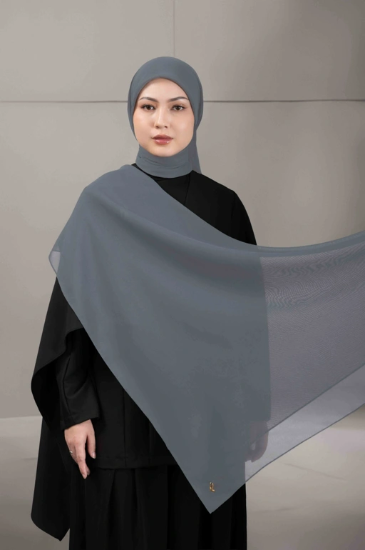 DAILY PARIS SCARF STEEL
