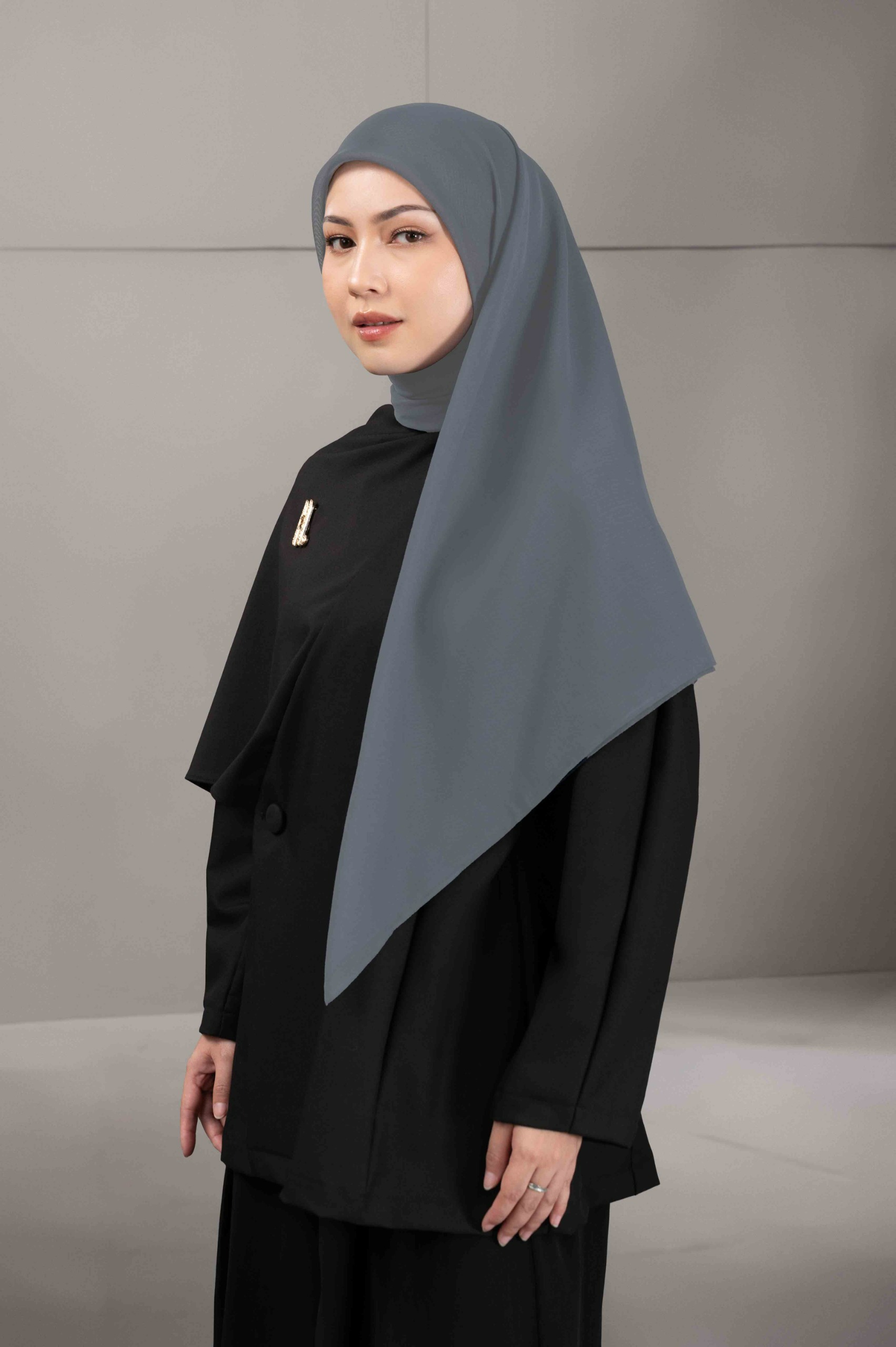 DAILY PARIS SCARF STEEL