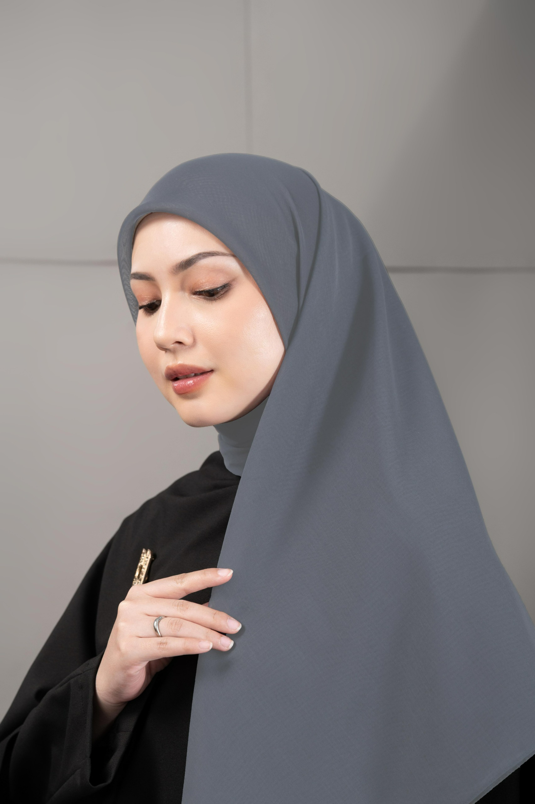 DAILY PARIS SCARF STEEL