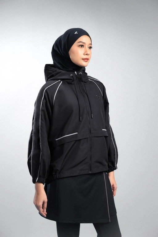 LADY FIT STRIVE RAGLAN JACKET ONYX
