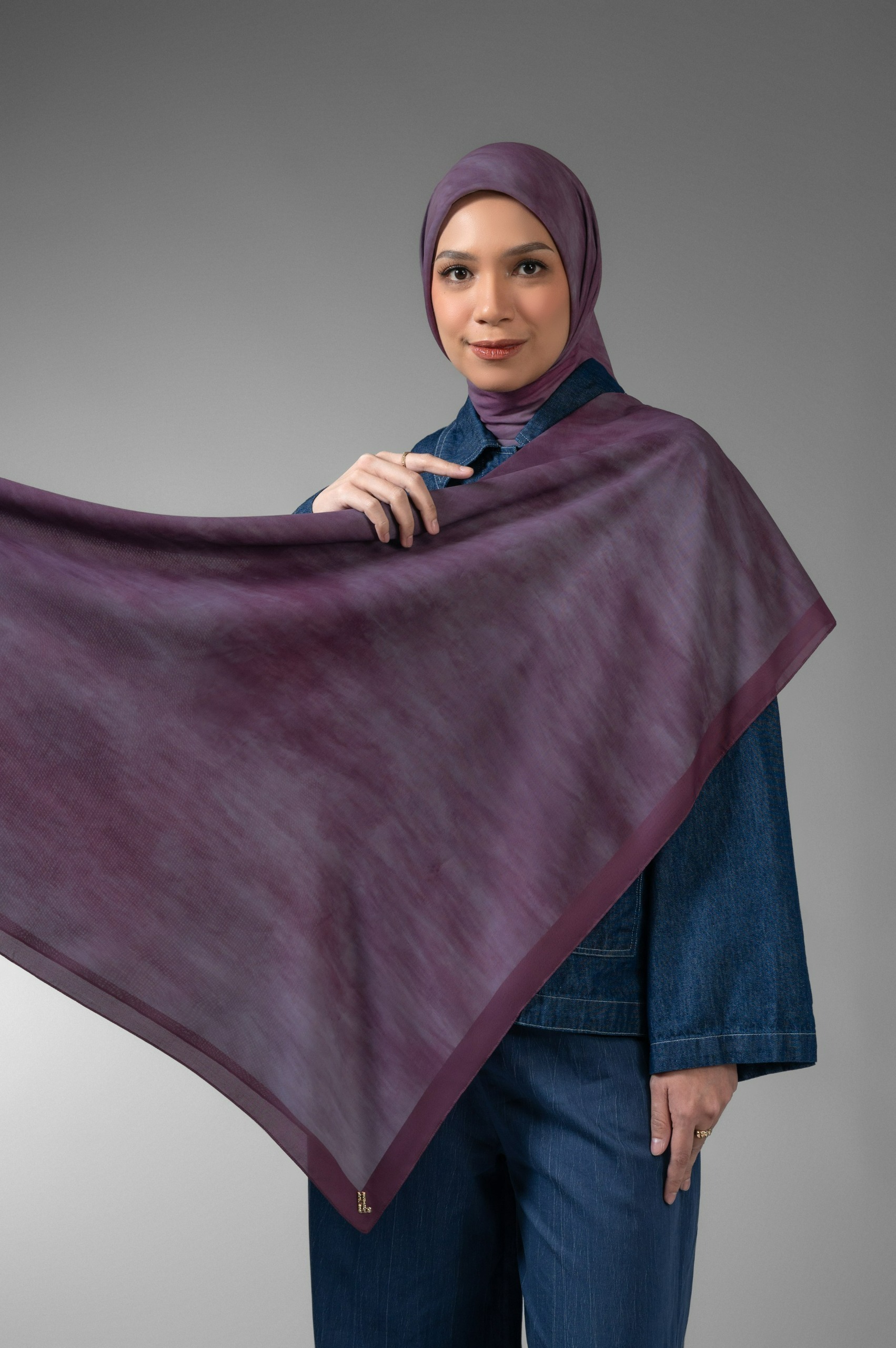 TRACÉ SCARF BERRY