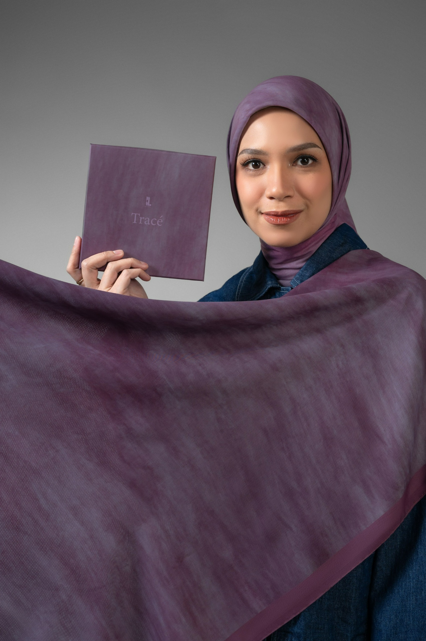 TRACÉ SCARF BERRY