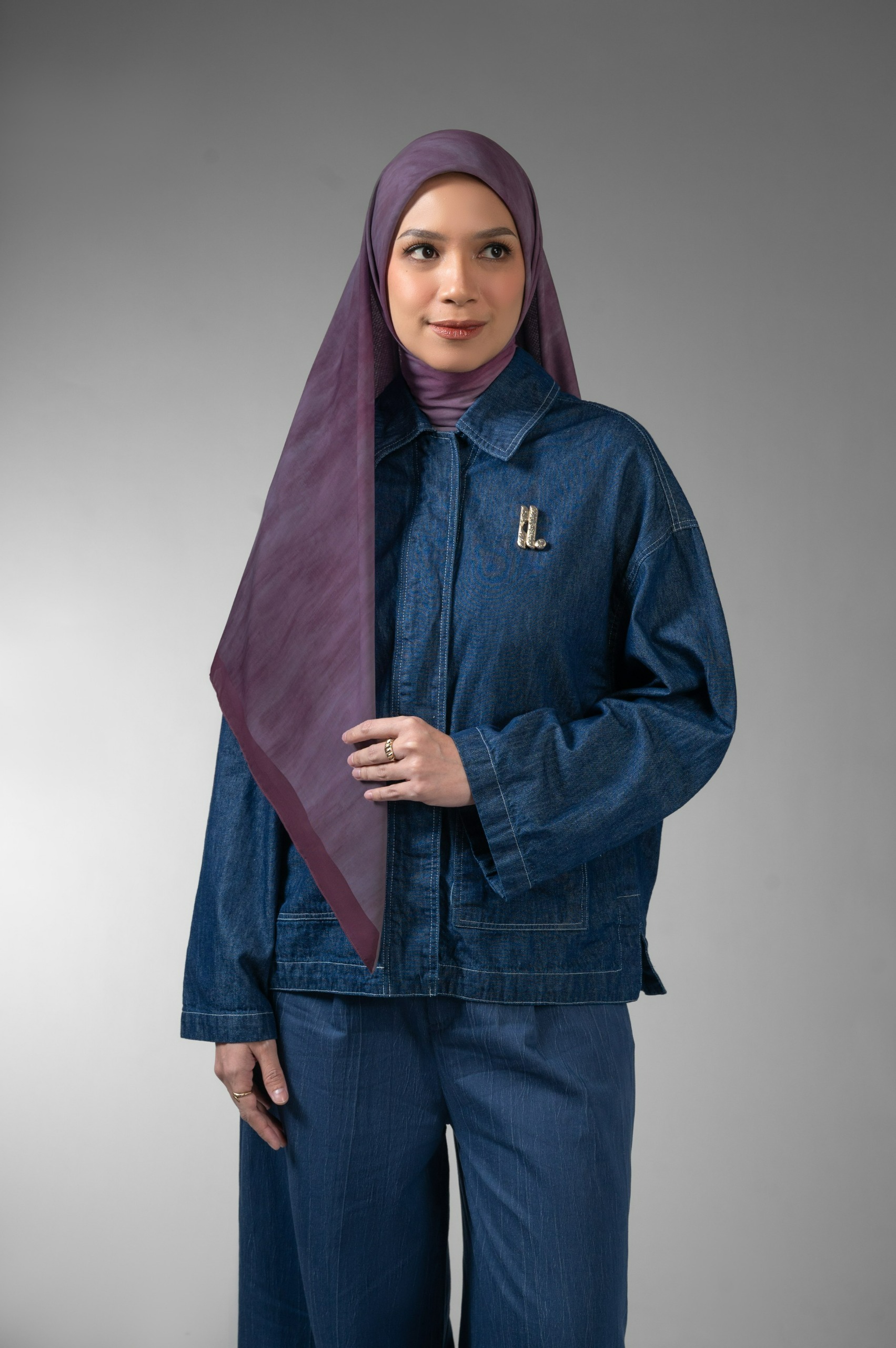 TRACÉ SCARF BERRY