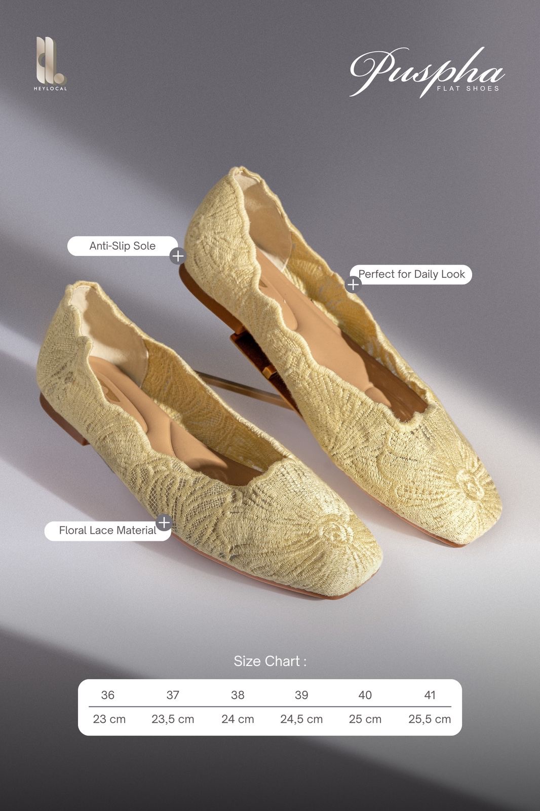 PUSPHA FLAT SHOES KAPAS