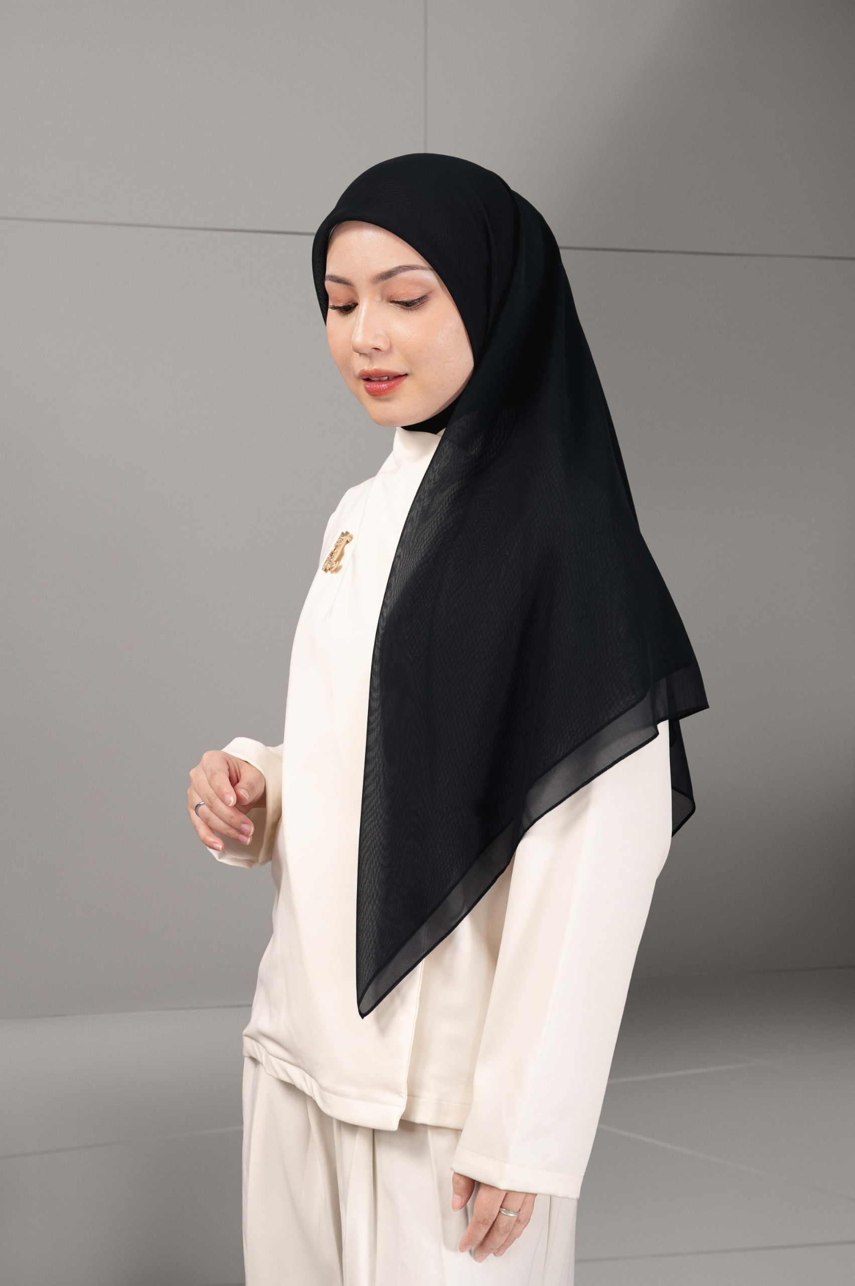 DAILY PARIS SCARF BLACK