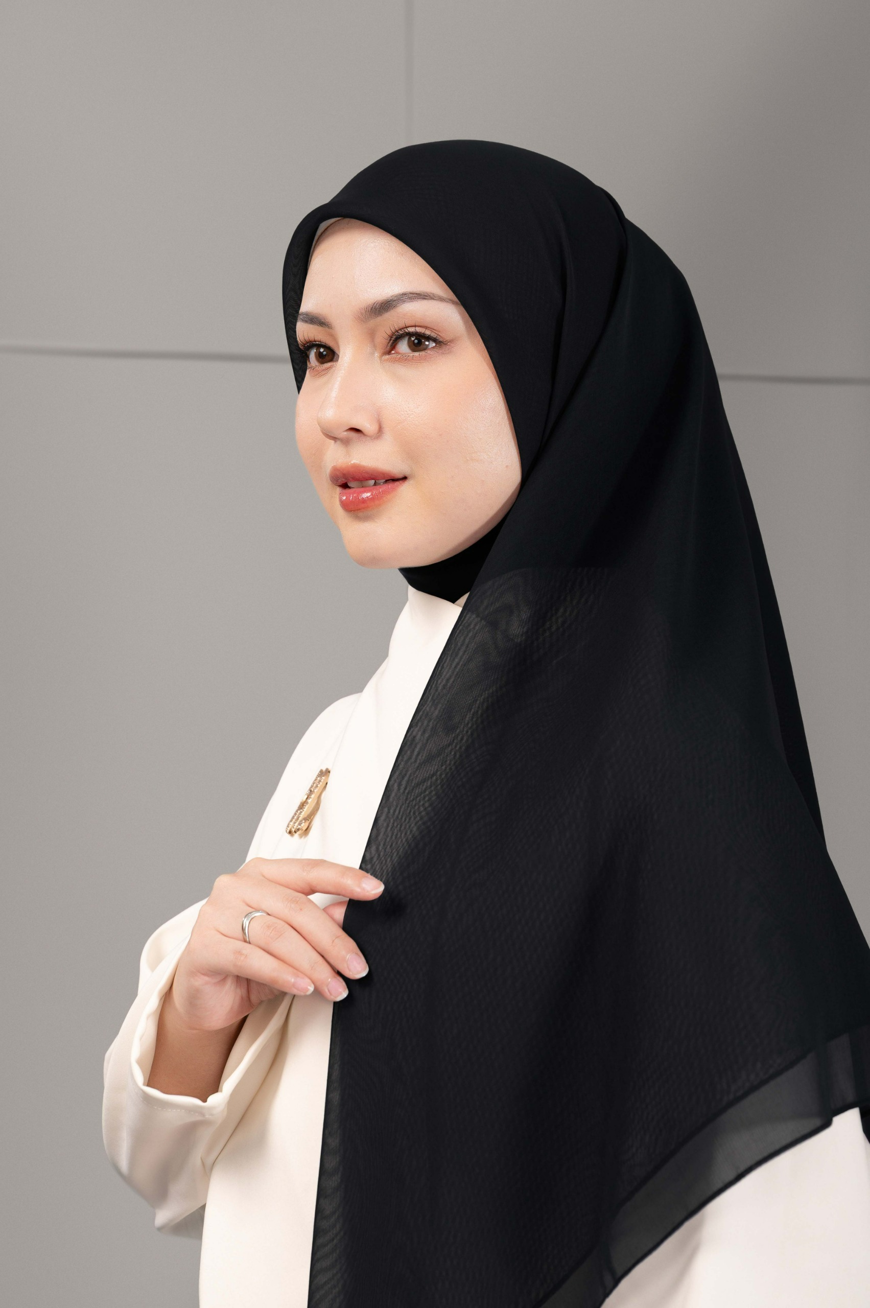 DAILY PARIS SCARF BLACK