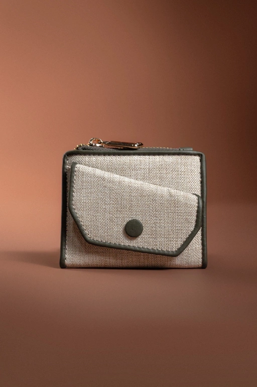 Image of WALLET POCKET CANVAS MOSS