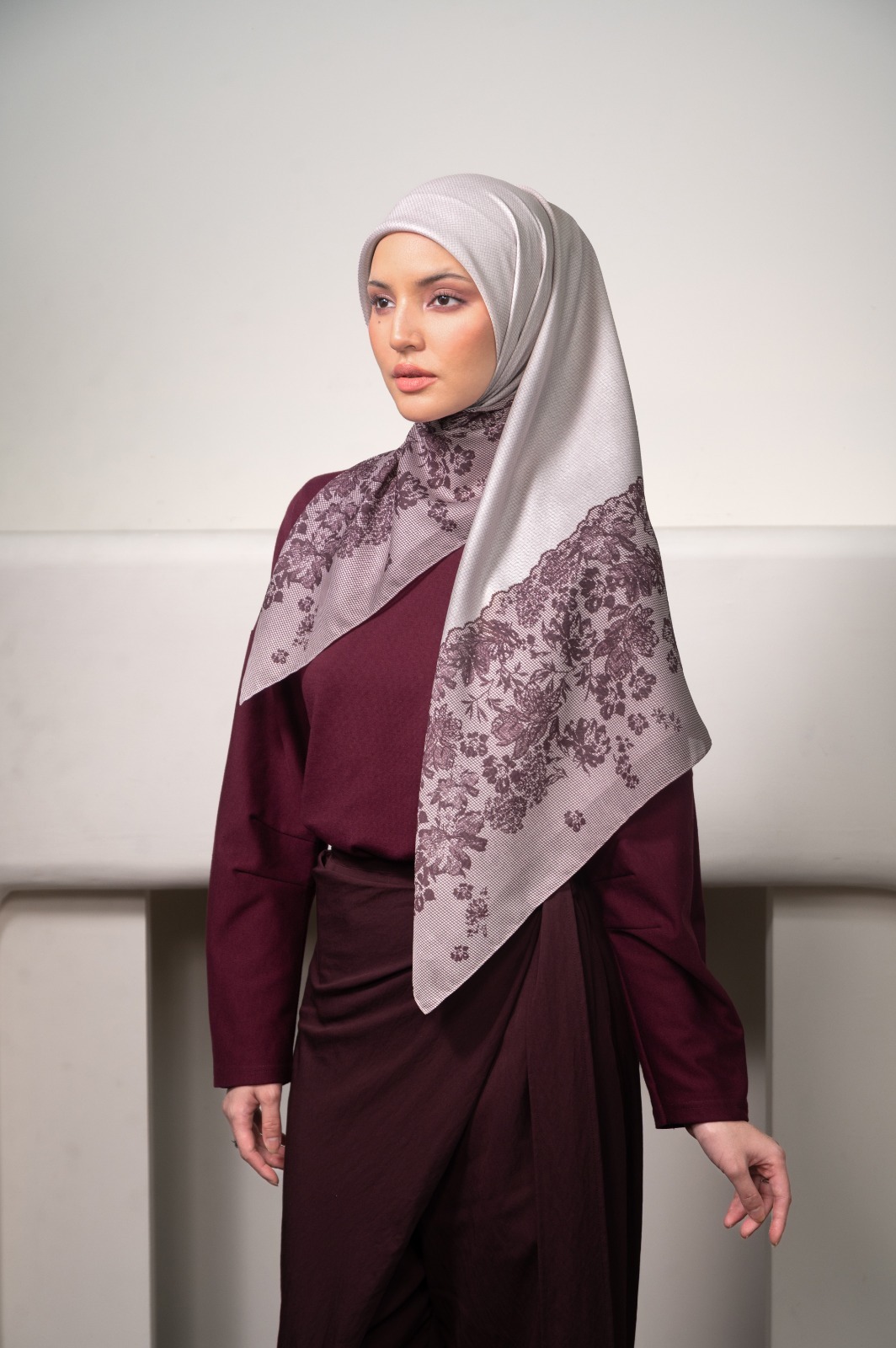 NOIRLACE SCARF MULBERRY
