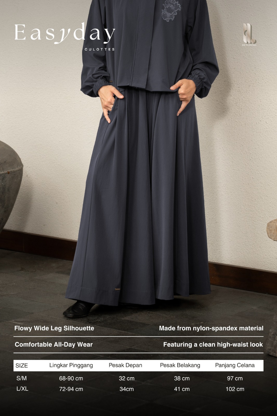 EASYDAY CULOTTES BLACK