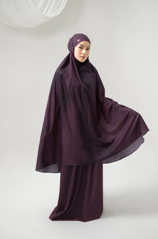 Image of MINETTE PRAYER SET PRUNE