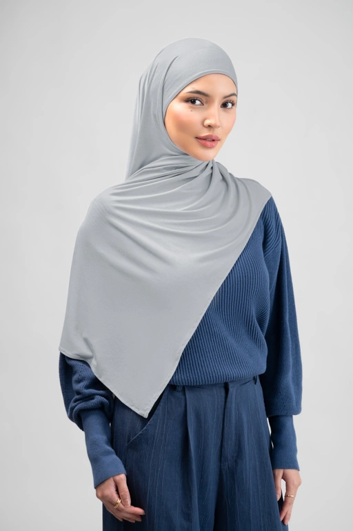 HALA INSTANT PASHMINA SILVER