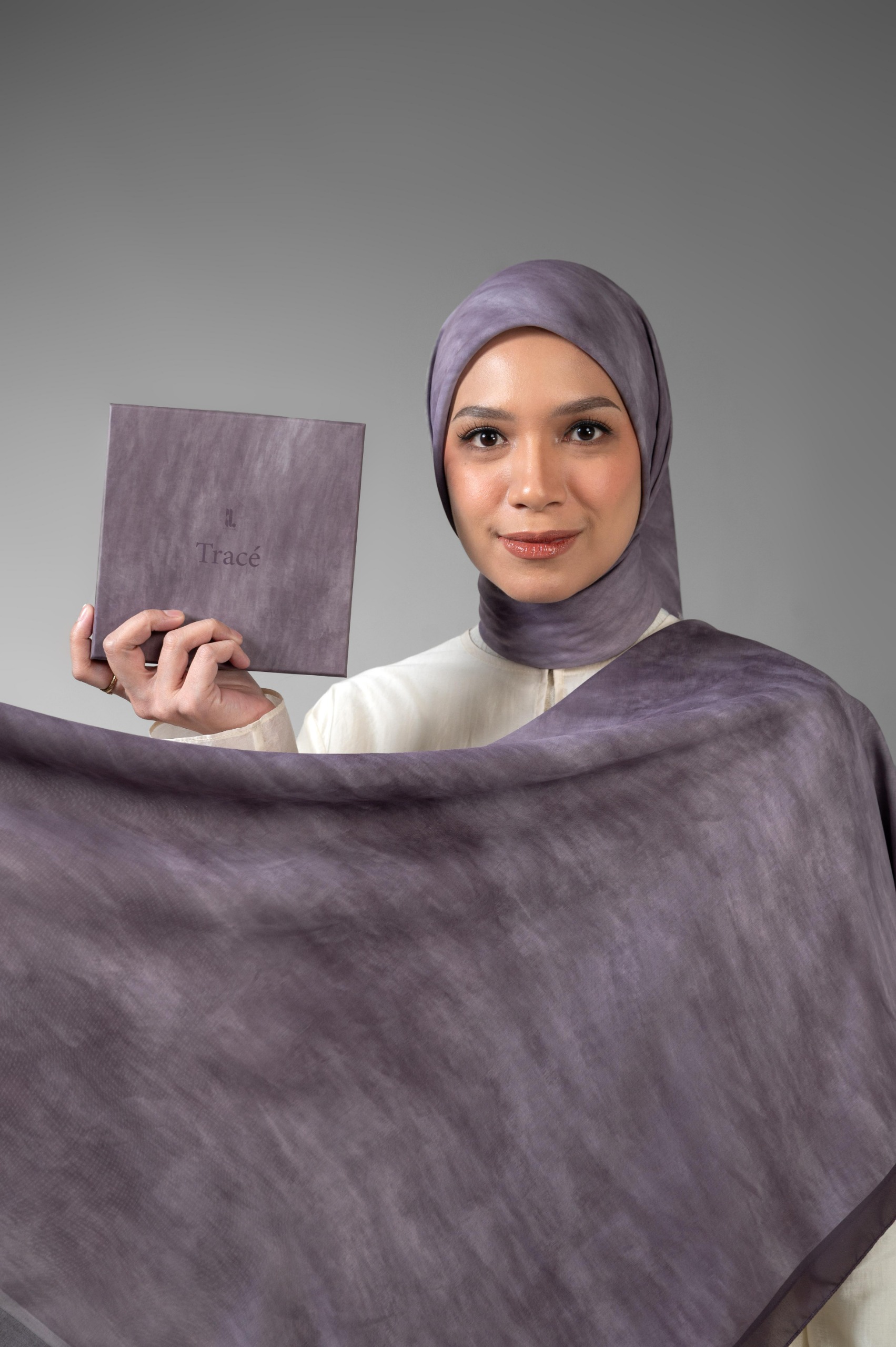 TRACÉ SCARF VIOLET