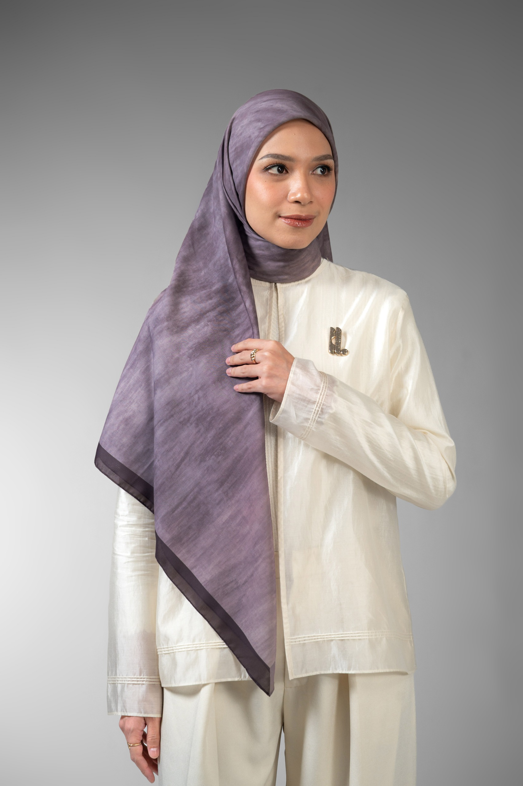 TRACÉ SCARF VIOLET