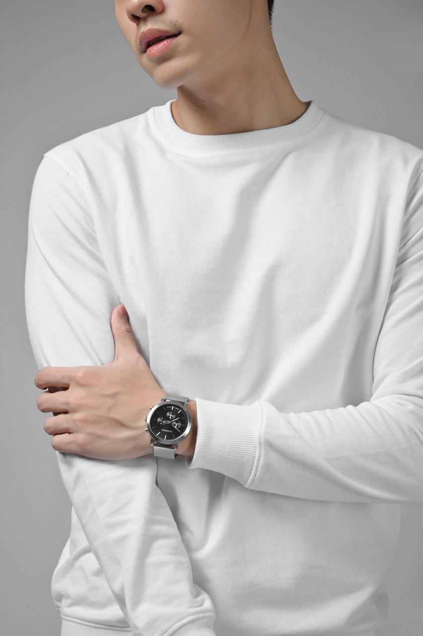 BASIC SWEATER WHITE