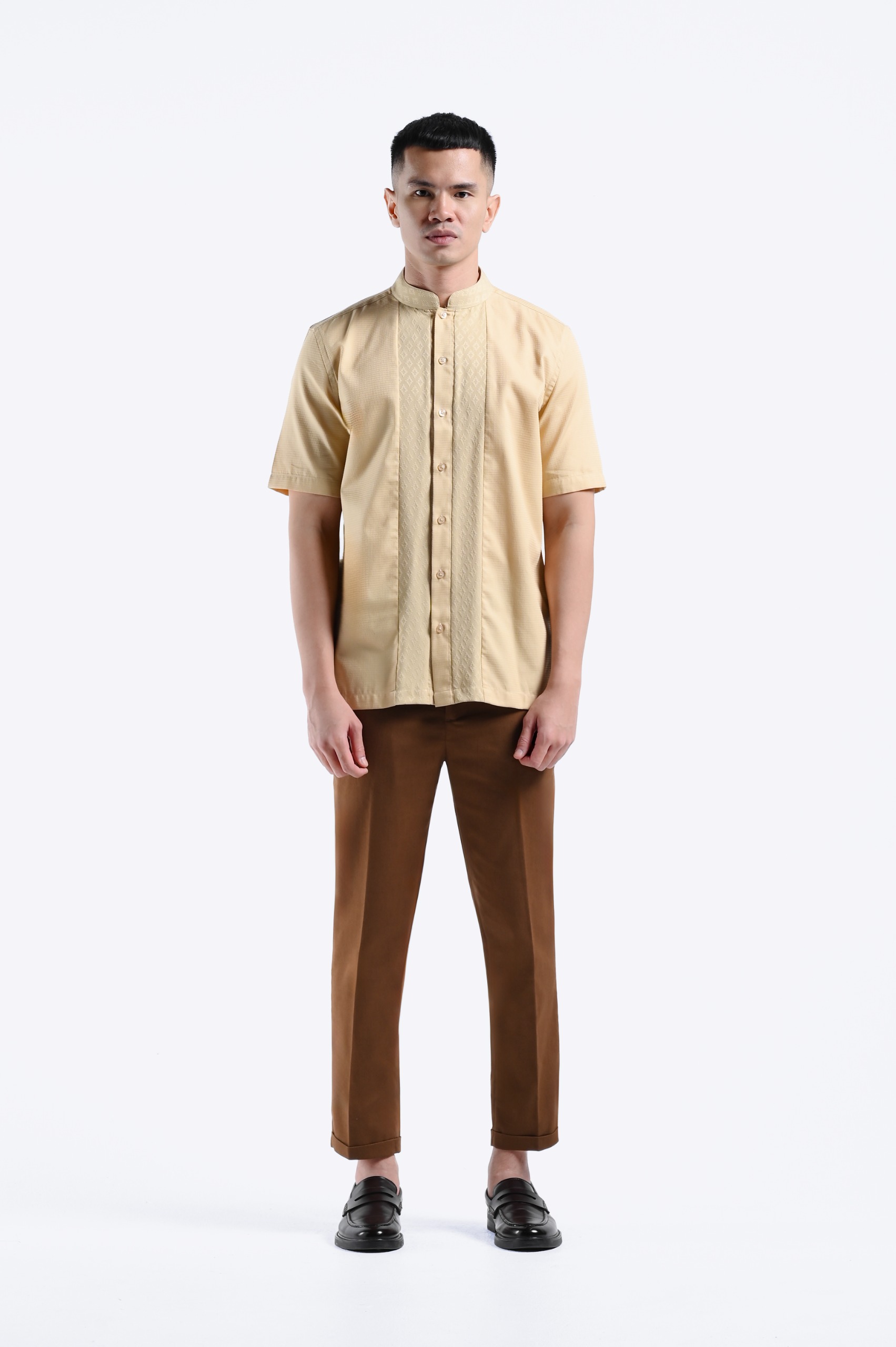 Razan Short Sleeve Shirt Mocca