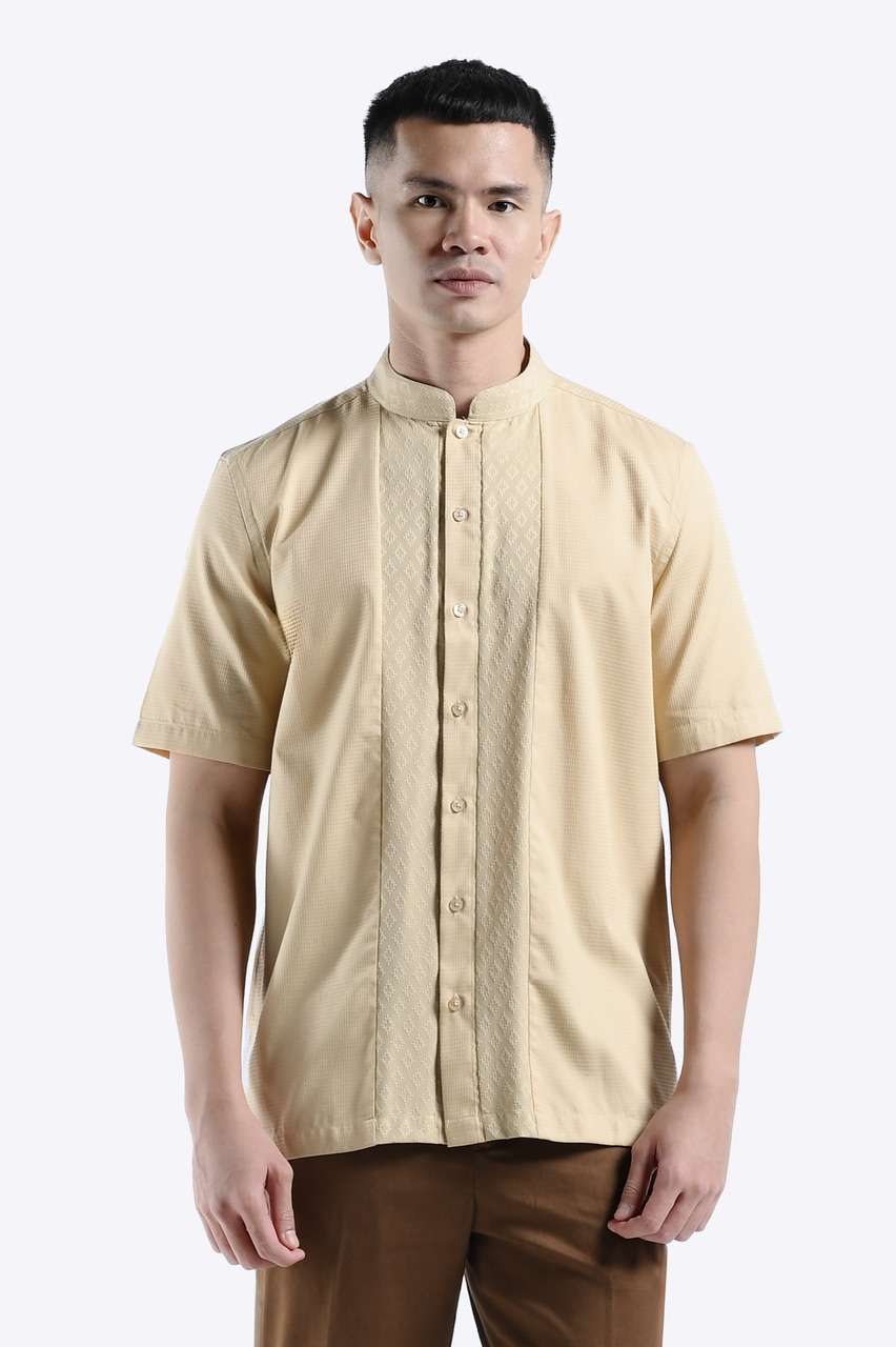 Razan Short Sleeve Shirt Mocca