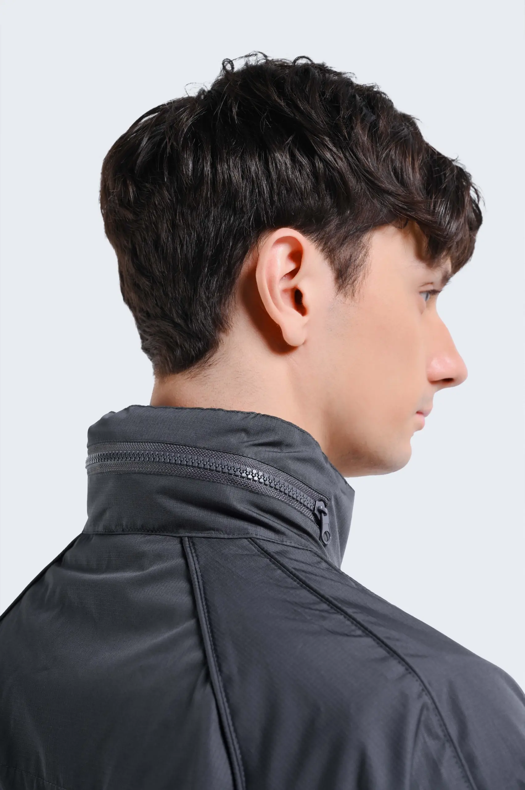 Packable Hood Jacket Dark Grey