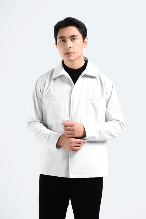 Image of Drave Seersucker Jacket White