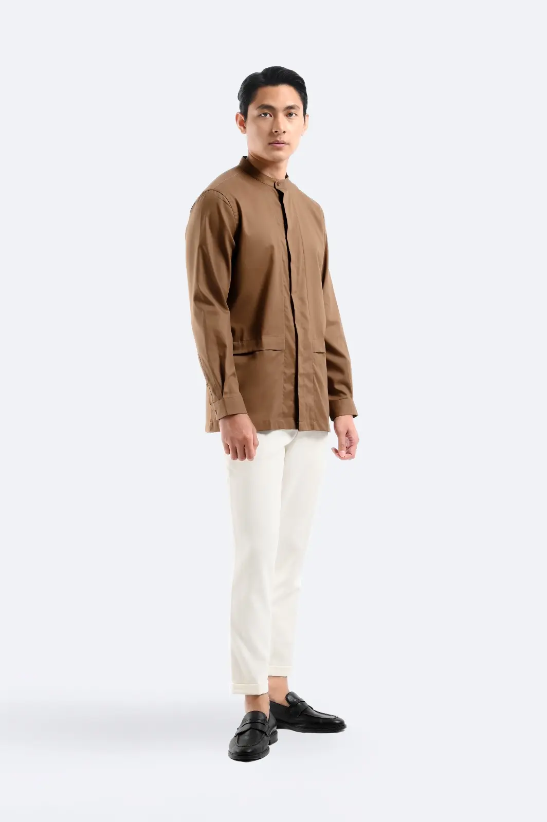 Ammar Double Flange Shirt Choco