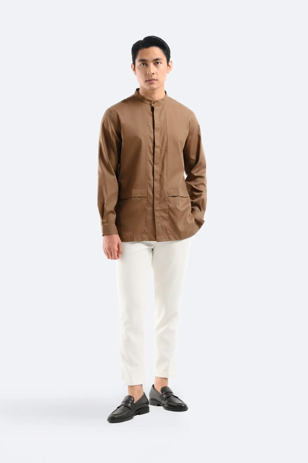 Ammar Double Flange Shirt Choco