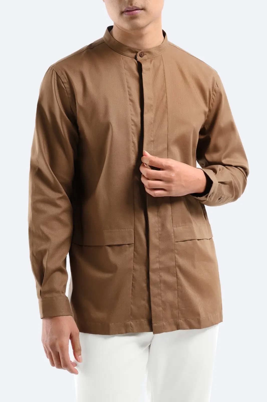 Ammar Double Flange Shirt Choco