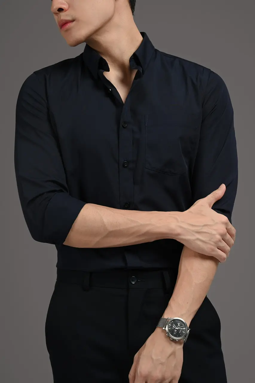Elgant Basic Shirt Navy