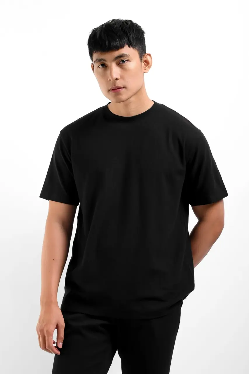 Reid Waffle Short Sleeve Tees Black