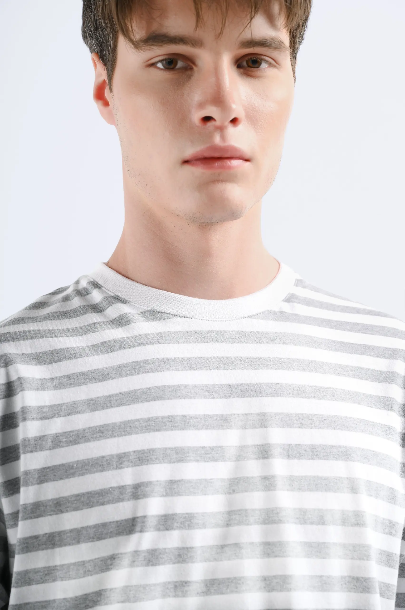 Softripe Tees Grey White