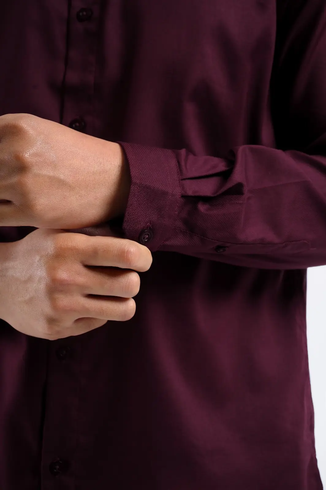Ammar Single Flange Shirt Maroon