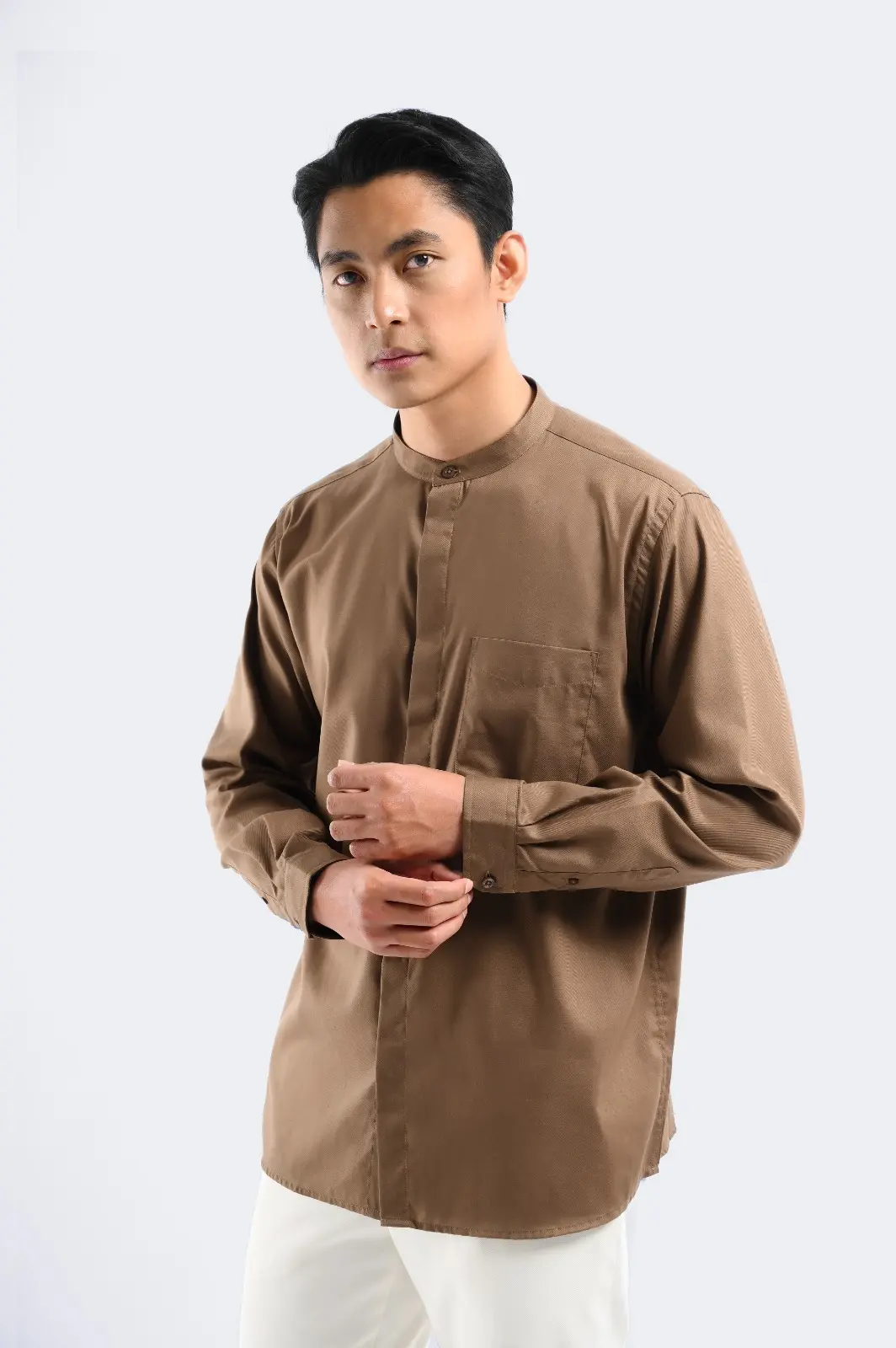 Uzma Long Sleeve Shirt Choco