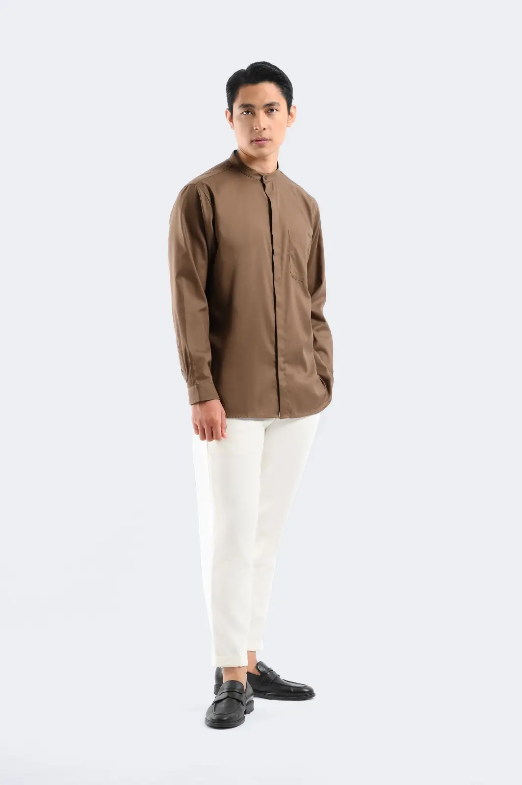 Uzma Long Sleeve Shirt Choco