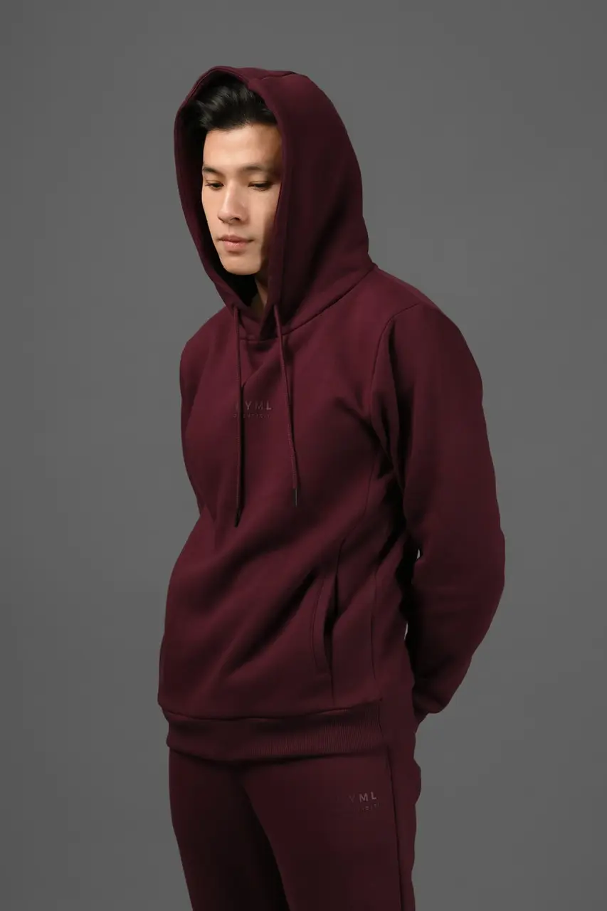 Prime Signature Hoodie Maroon