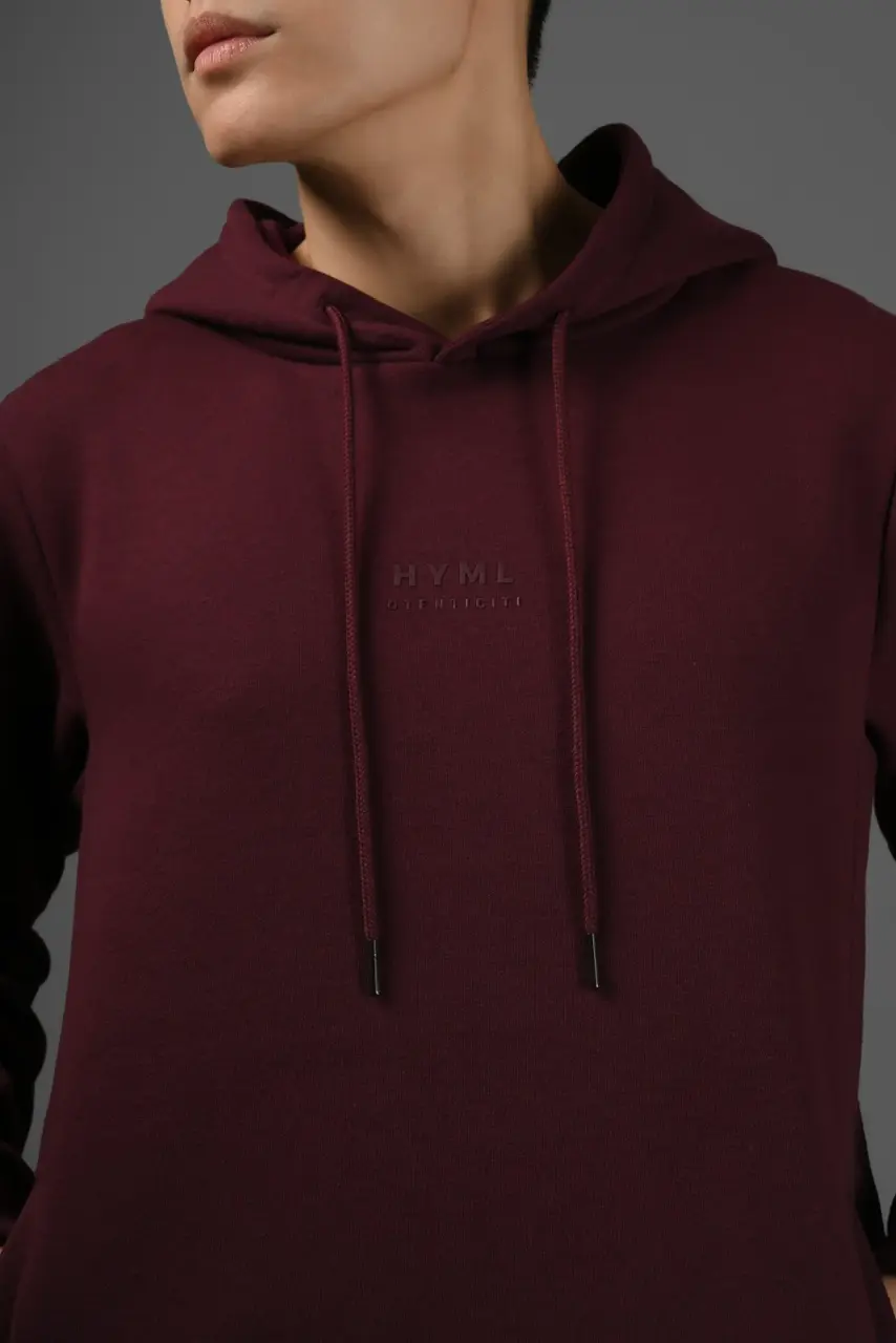 Prime Signature Hoodie Maroon