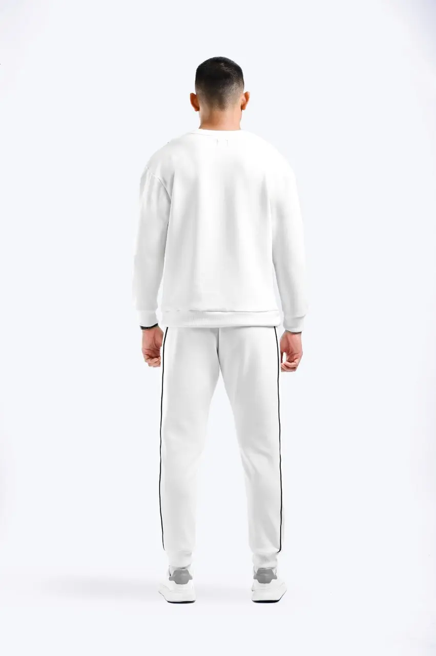 Lindt Piping Sweatshirt White