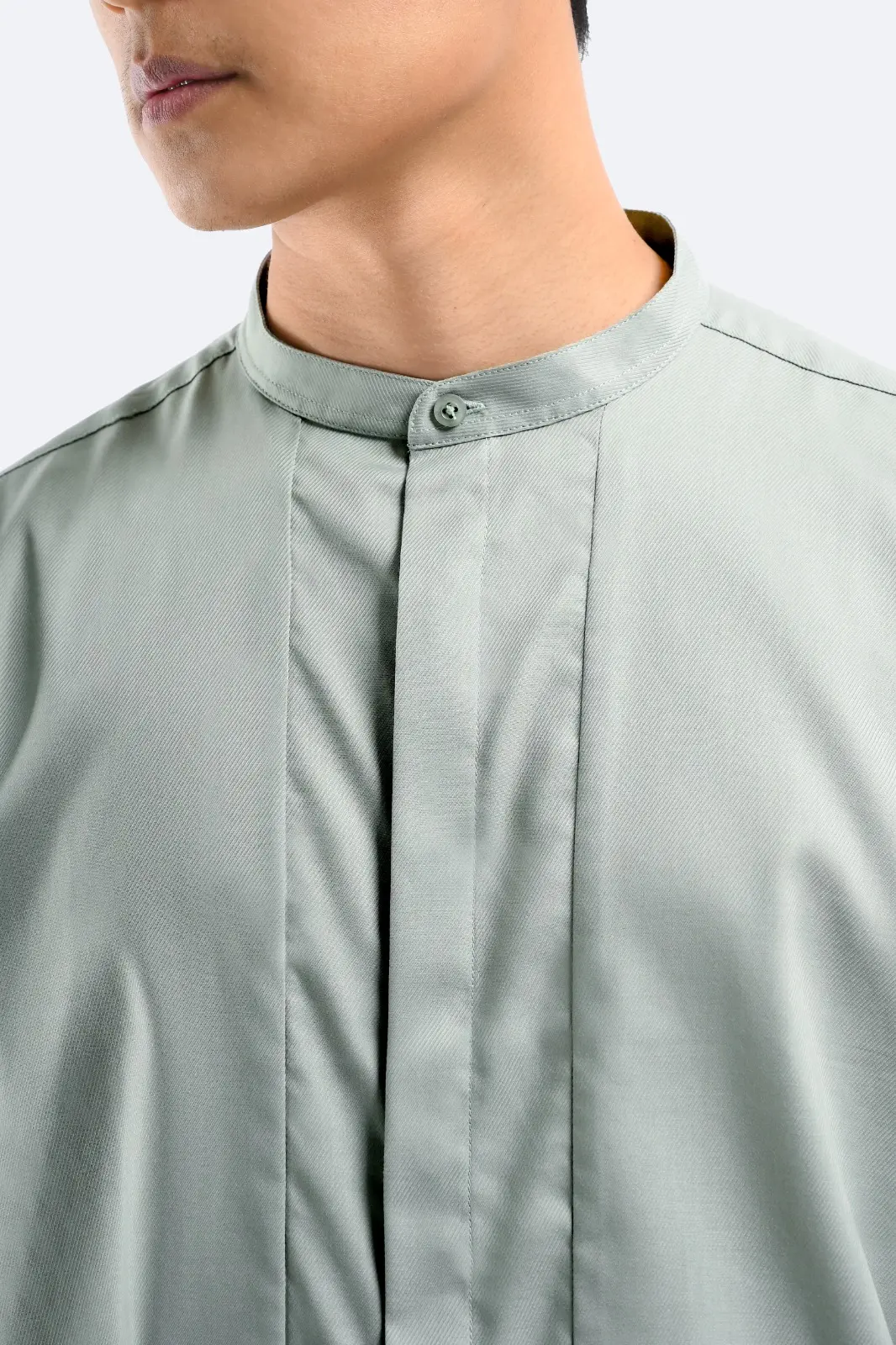 Ammar Double Flange Shirt Sage
