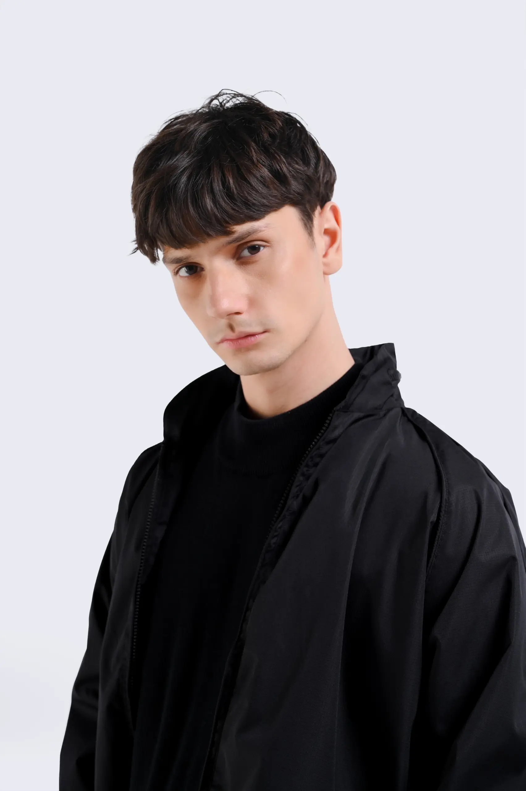 Packable Hood Jacket Black