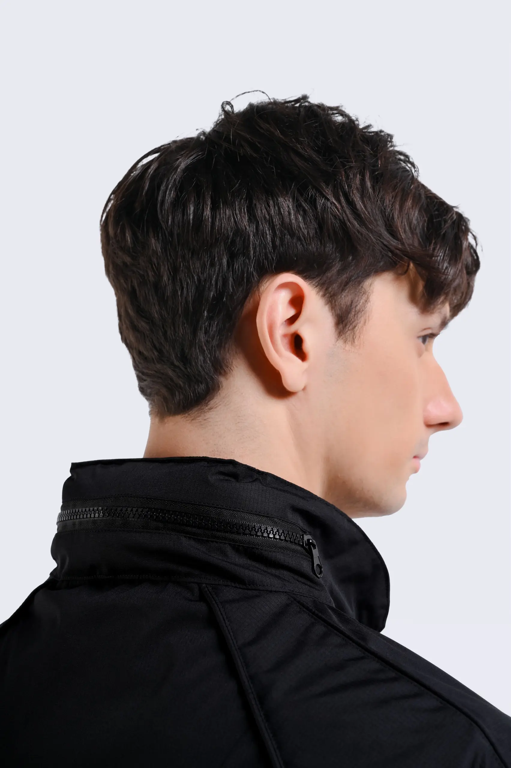 Packable Hood Jacket Black