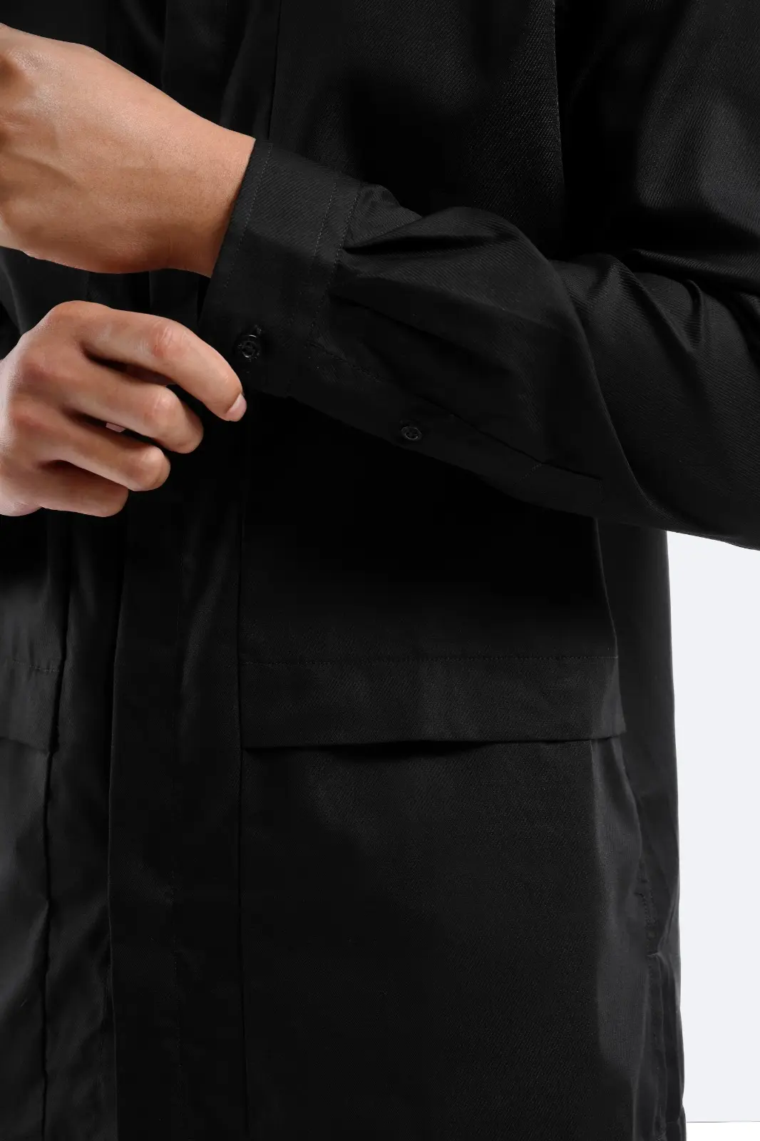 Ammar Double Flange Shirt Black