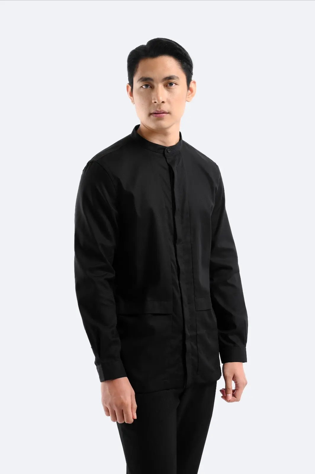 Ammar Double Flange Shirt Black