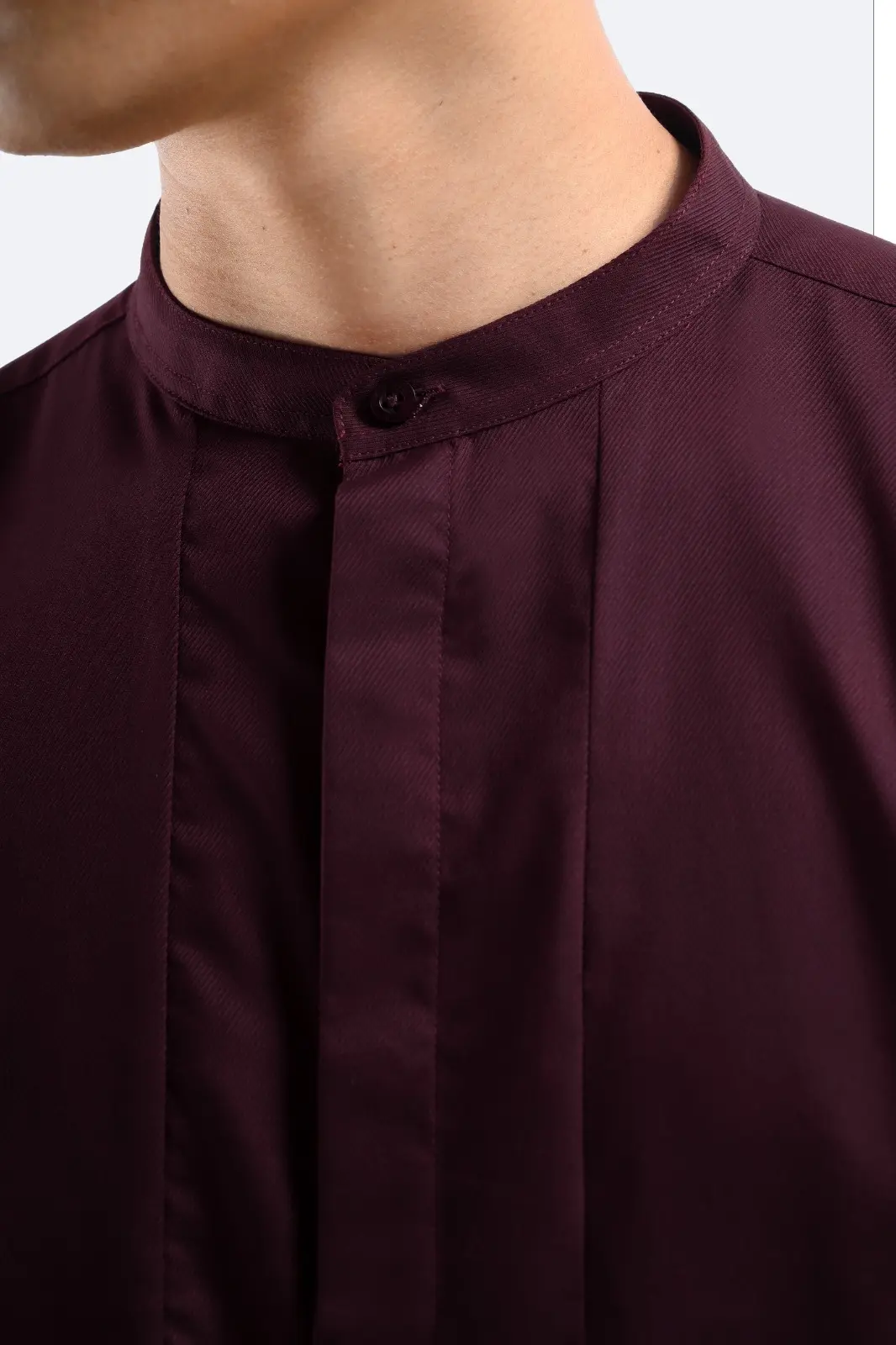 Ammar Double Flange Shirt Maroon