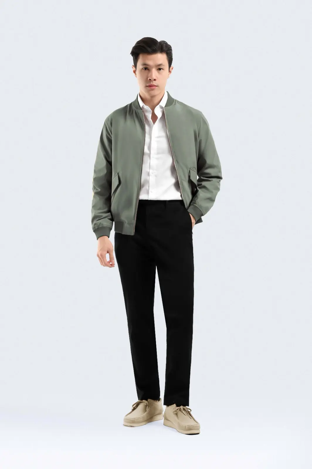 Bolton Bomber Jacket Olive