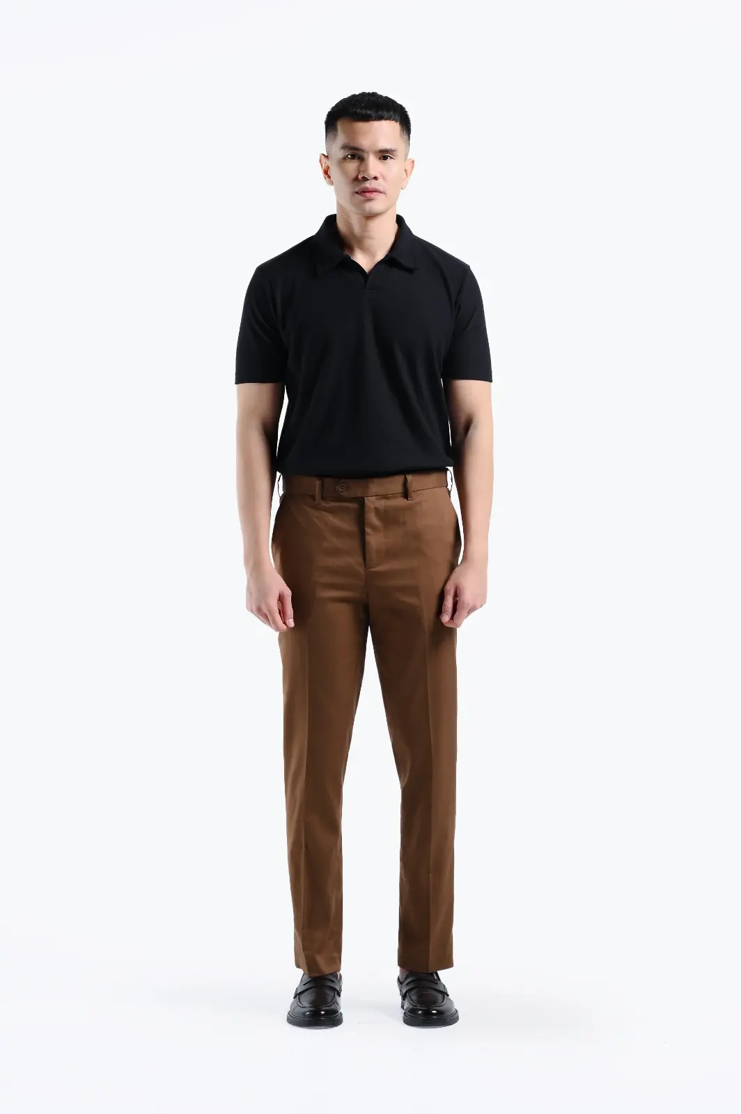 Smart Flex Cotton Pants Brown