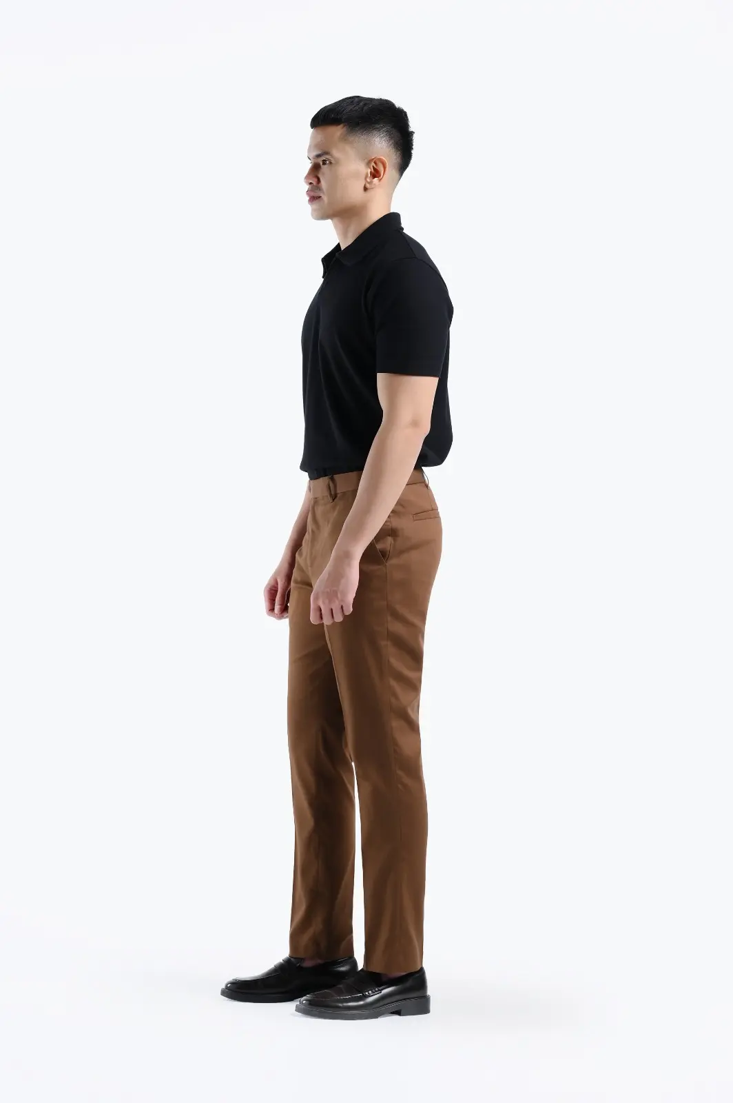 Smart Flex Cotton Pants Brown