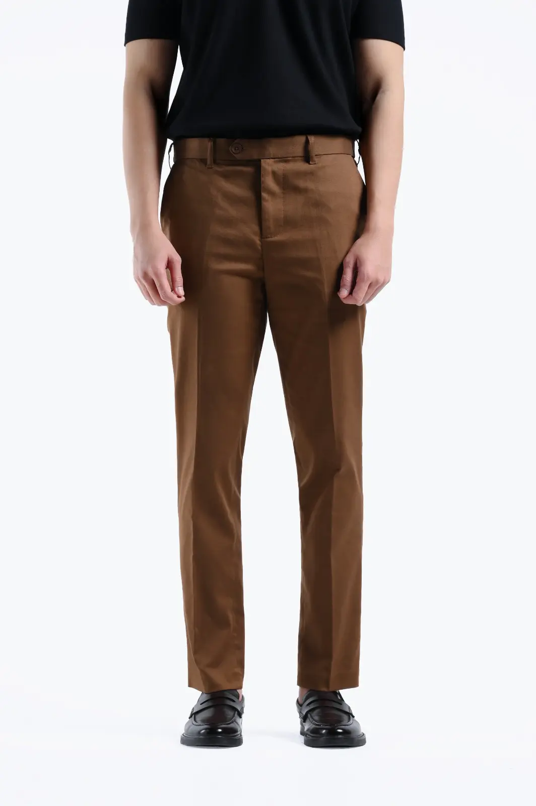 Smart Flex Cotton Pants Brown