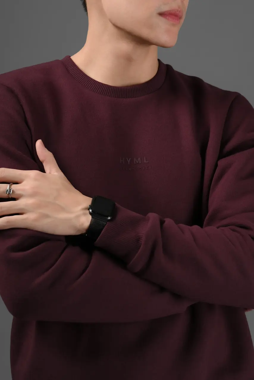 Prime Signature Sweatshirt Maroon