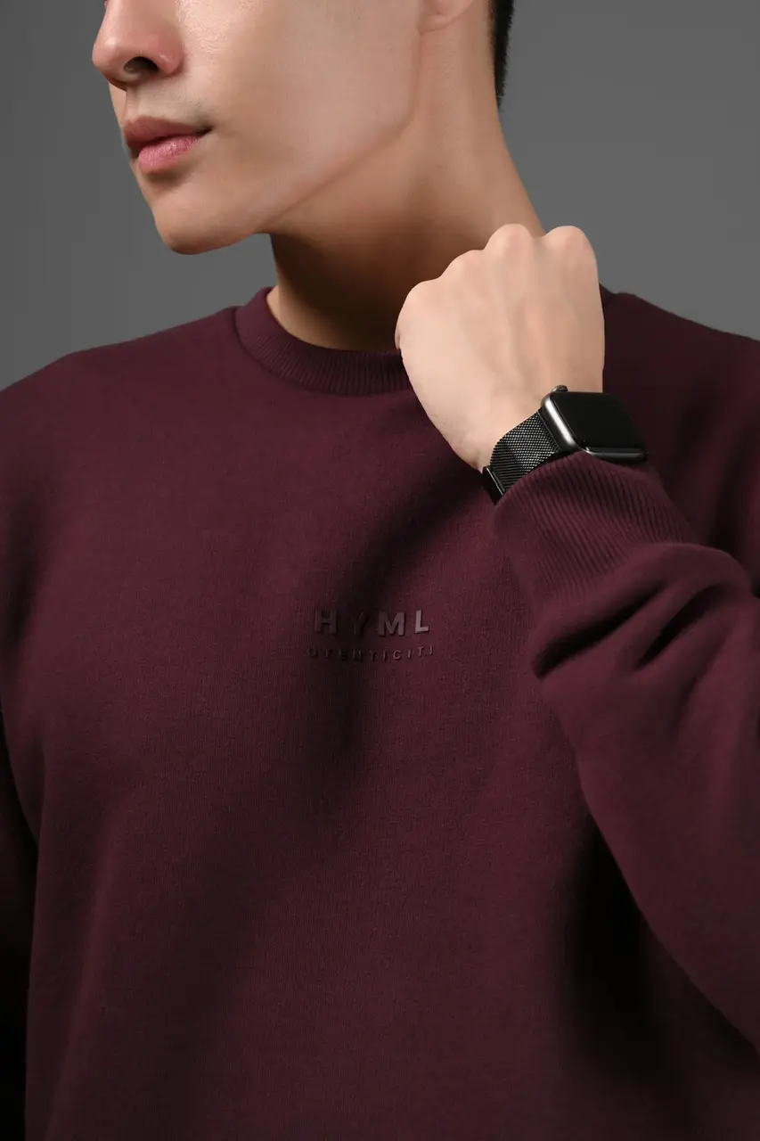 Prime Signature Sweatshirt Maroon